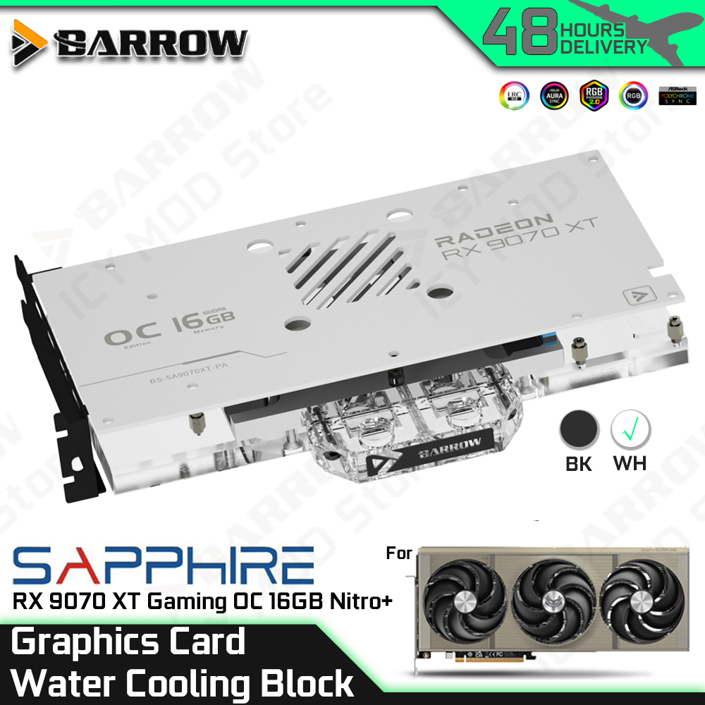 Barrow Grafische Kaart Waterko - Rx 9070 Xt recensie en prijs