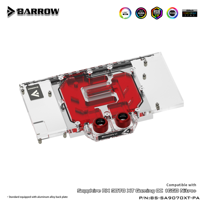 GPU-waterblok voor SAPPHIRE RX - Rx 9070 Xt recensie en prijs